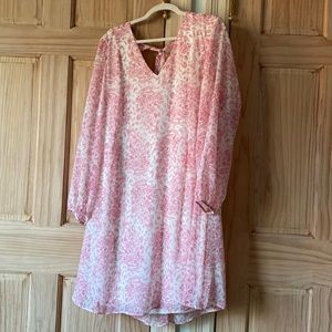 NWT Pink and gold floral dress